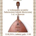 W sobotę polecamy: Koncert Letni w wykonaniu uczniów PSM I st. w Sławnie