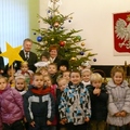  Przedświąteczna wizyta Przedszkolaków u burmistrza